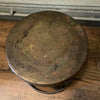 Hollywood Regency Brass Drum Stool Side Table By Sarreid Ltd.