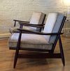Danish Ebonized Lounge Chairs