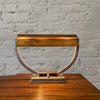 Art Deco Faux Wood Bankers Desk Lamp