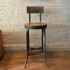 Tall Industrial Shop Stool By Toledo Metal Furniture Co.
