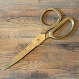 Oversized Bonze Advertising Store Display Scissors