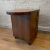 Art Deco Walnut Cantilever End Table Nightstand