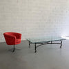 Nicos Zographos Chrome Swivel Chair