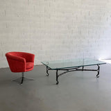 Nicos Zographos Chrome Swivel Chair