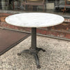 Marble and Cast Iron Table