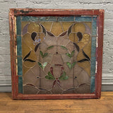 Arts & Crafts Stained Glass Window Panel