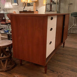 Mid Century Modern Walnut Credenza By Mainline For Hooker