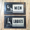 Art Deco Bathroom Signs