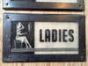 Art Deco Bathroom Signs