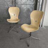 Mid Century Modern Fiberglass Ion Chairs By Gideon Kramer