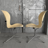Mid Century Modern Fiberglass Ion Chairs By Gideon Kramer