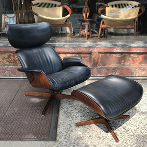 Plycraft Lounge Chair + Ottoman