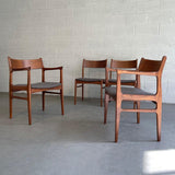 Danish Modern Teak Dining Chairs By Funder-Schmidt & Madsen For Odense