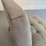 Mid Century Modern Upholstered Slipper Chair By Florence Knoll