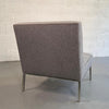 Mid Century Modern Upholstered Slipper Chair By Florence Knoll
