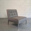 Mid Century Modern Upholstered Slipper Chair By Florence Knoll