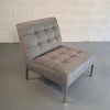 Mid Century Modern Upholstered Slipper Chair By Florence Knoll