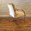 Milo Baughman Velvet Armchairs