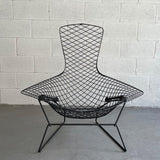 Bird Lounge Chair WIth Ottoman By Harry Bertoia For Knoll