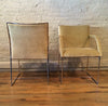 Milo Baughman Velvet Armchairs