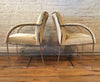 Milo Baughman Velvet Armchairs