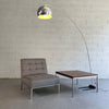 Mid Century Modern Upholstered Slipper Chair By Florence Knoll