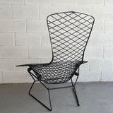 Bird Lounge Chair WIth Ottoman By Harry Bertoia For Knoll