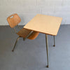 Raymond Loewy For Brunswick Attached School Desk Chair Set