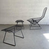 Bird Lounge Chair WIth Ottoman By Harry Bertoia For Knoll