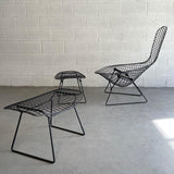 Bird Lounge Chair WIth Ottoman By Harry Bertoia For Knoll