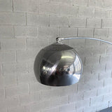 Mid Century Modern Chrome Arc Floor Lamp