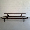 Large Industrial Brushed Steel Kitchen Utility Pot Rack