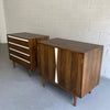 Pair of Mid-Century Modern Dresser Credenza Cabinets by American of Martinsville