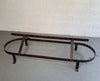 Large Industrial Brushed Steel Kitchen Utility Pot Rack