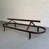 Large Industrial Brushed Steel Kitchen Utility Pot Rack