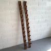 Rustic Industrial Pegged Pine Wall Racks