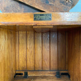 Industrial Douglas Fir Dumbwaiter Cabinet By Sedgewick