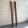 Rustic Industrial Pegged Pine Wall Racks