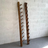 Rustic Industrial Pegged Pine Wall Racks