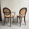Bentwood And Cane Bistro Dining Chairs Attributed To Thonet