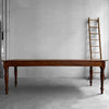 Antique Rustic English Walnut Farm Table
