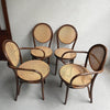 Bentwood And Cane Bistro Dining Chairs Attributed To Thonet