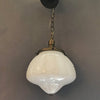Decorative Milk Glass Pendant