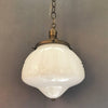 Decorative Milk Glass Pendant