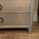 Mid Century Pickled Mahogany Highboy Dresser By Red Lion Furniture
