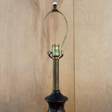 Midcentury Brutalist Art Pottery Table Lamp