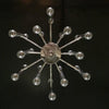 Tubular Chrome Chandelier