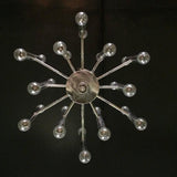 Tubular Chrome Chandelier