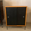Paul McCobb Planner Group Maple Sliding Door Cabinet