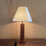 Danish Modern Teak Cylinder Table Lamp